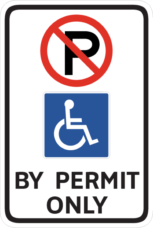 Parking and Regulation Signs 12x18